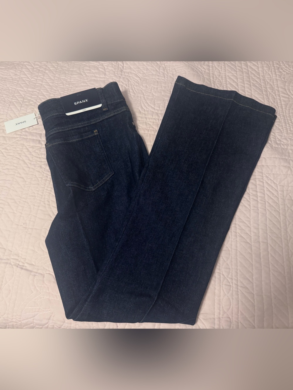 SPANX Women's Dark Indigo Flare Jeans